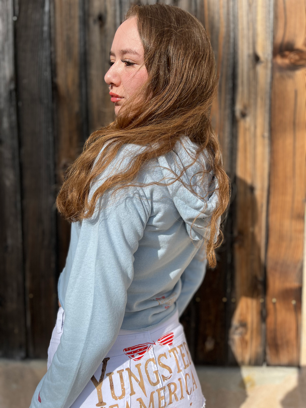YOA OG SOFT CROP TOP HOODY image 1