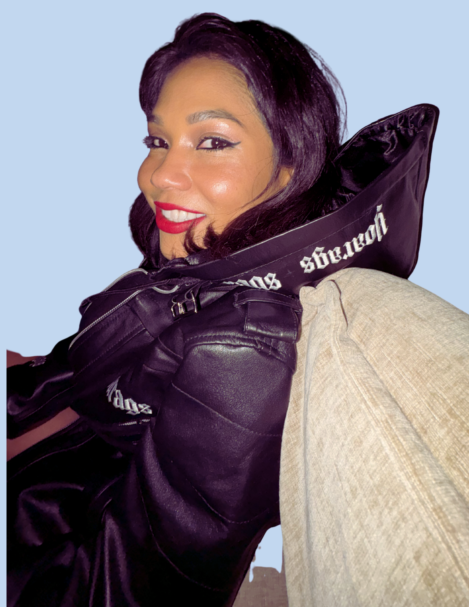 Y O A LEATHERS HOODED CLUB JACKET
