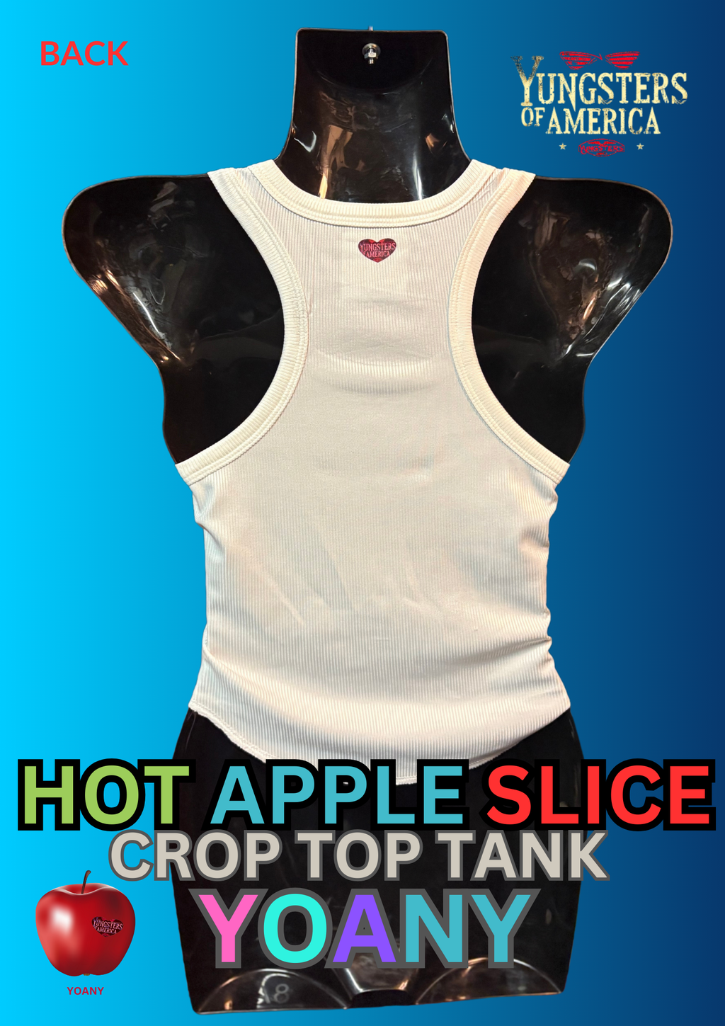 HOT APPLE SLICE CROP TOP - YOANY image 1