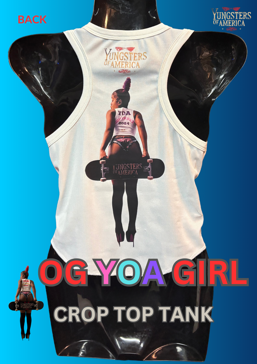 OG YOA GIRL- CROP TOP TANK image 1