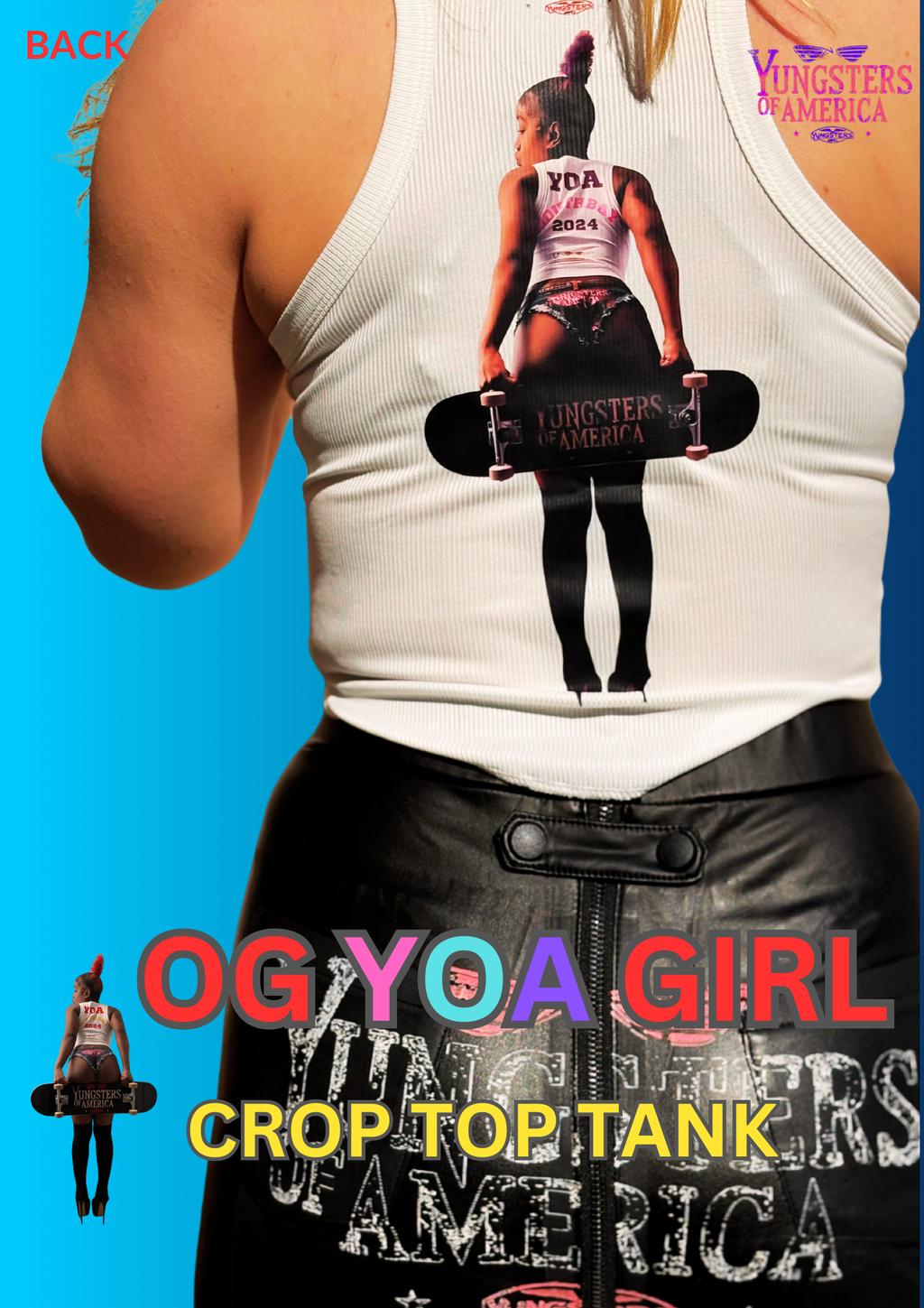 OG YOA GIRL- CROP TOP TANK image 3