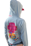 YOGA SAVED MY LIFE CROP TOP HOODY image 0