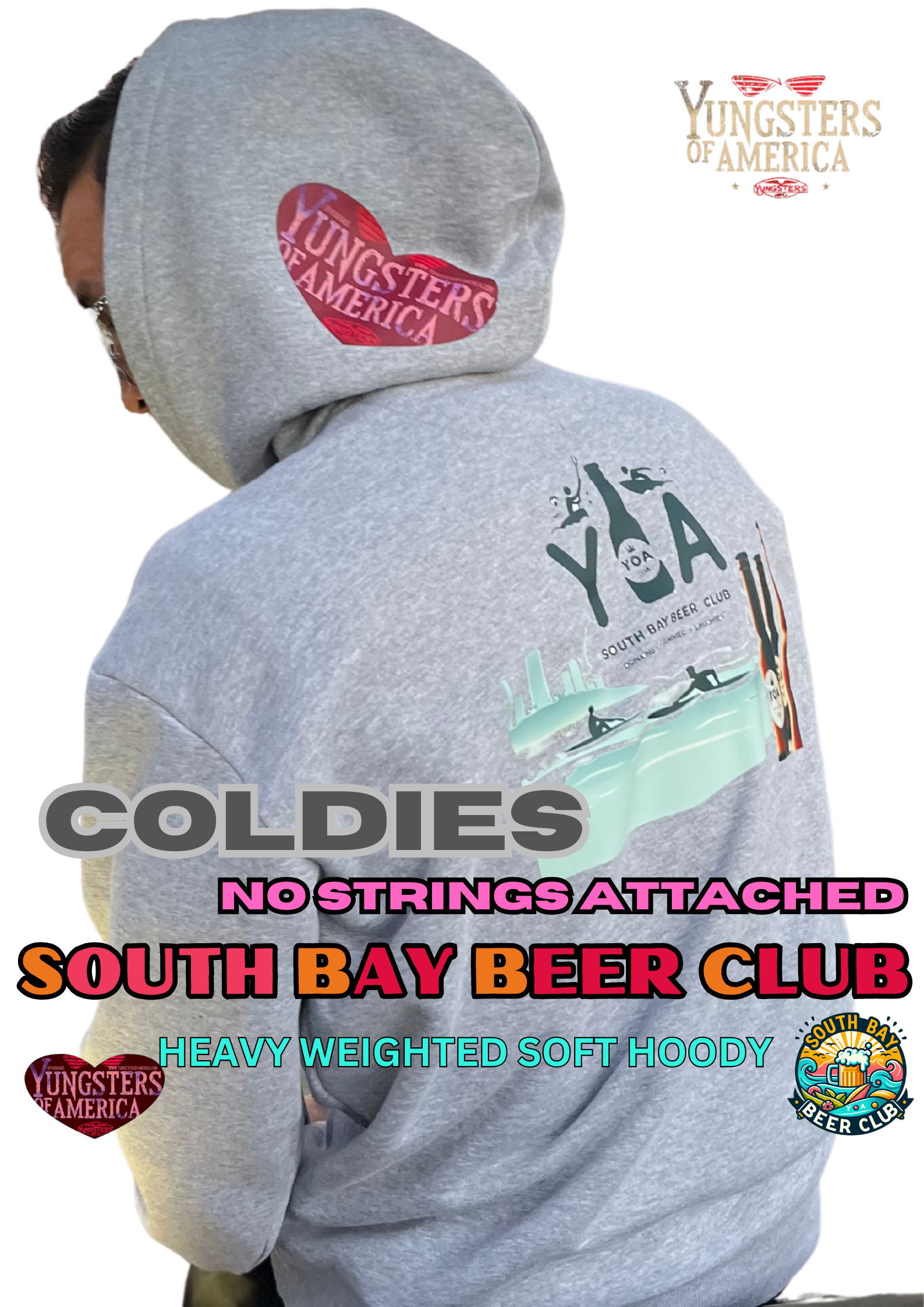 YOA COLDIES NSA SOFT WEIGHTED HOODY image 0