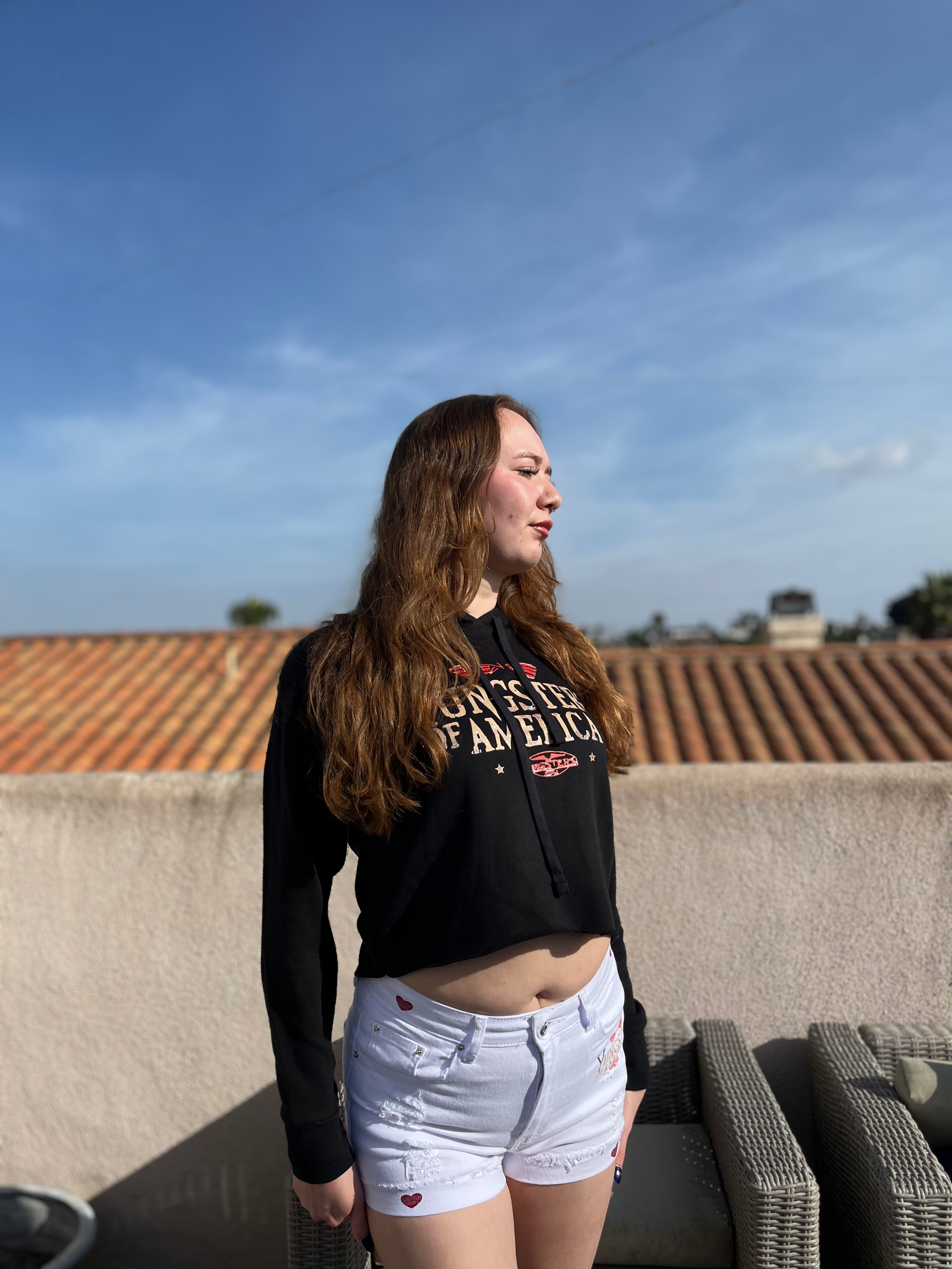 YOA OG SOFT CROP TOP HOODY image 0