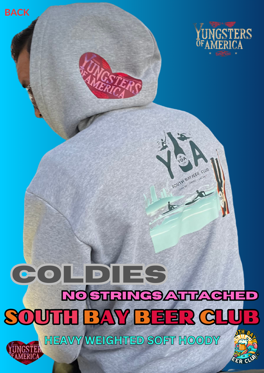 YOA COLDIES NSA SOFT WEIGHTED HOODY image 1