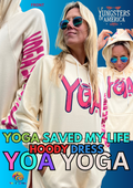 YOGA SAVED MY LIFE- HOODY DRESS YOA YOGA image 0