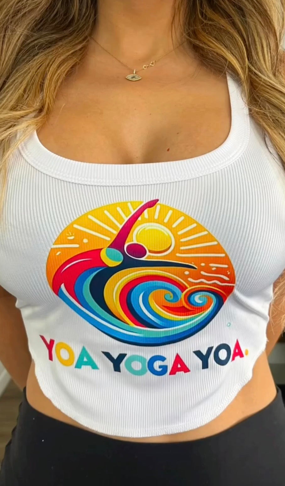 YOA YOGA CROP TOP