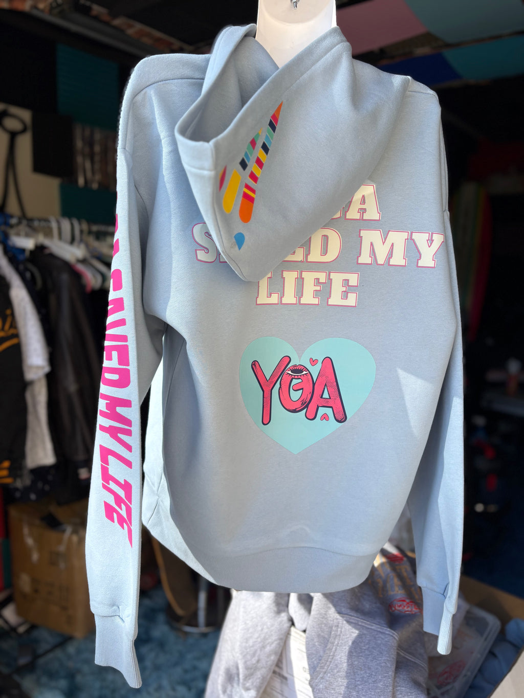 YOGA SAVED MY LIFE HOODY