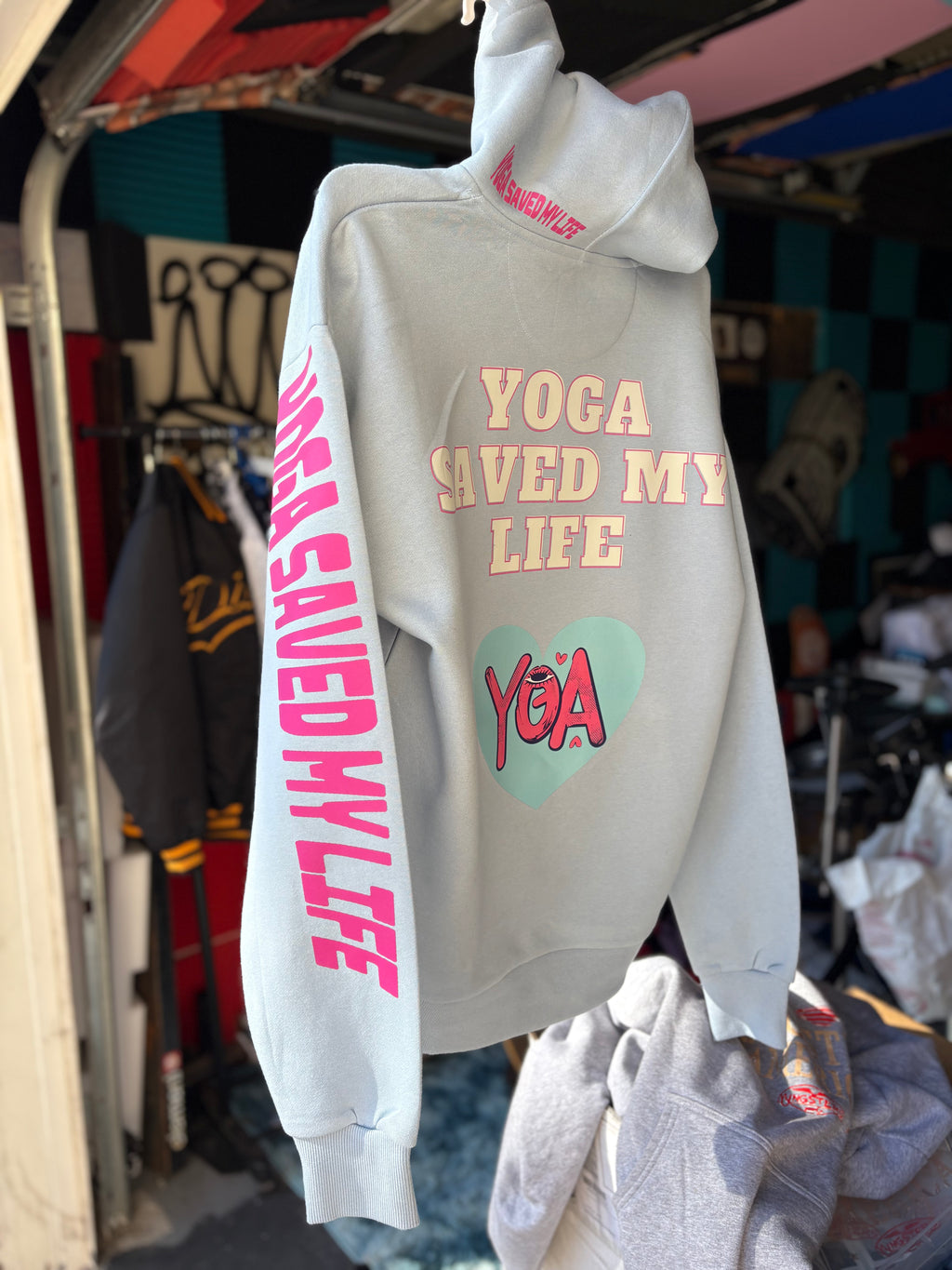 YOGA SAVED MY LIFE HOODY