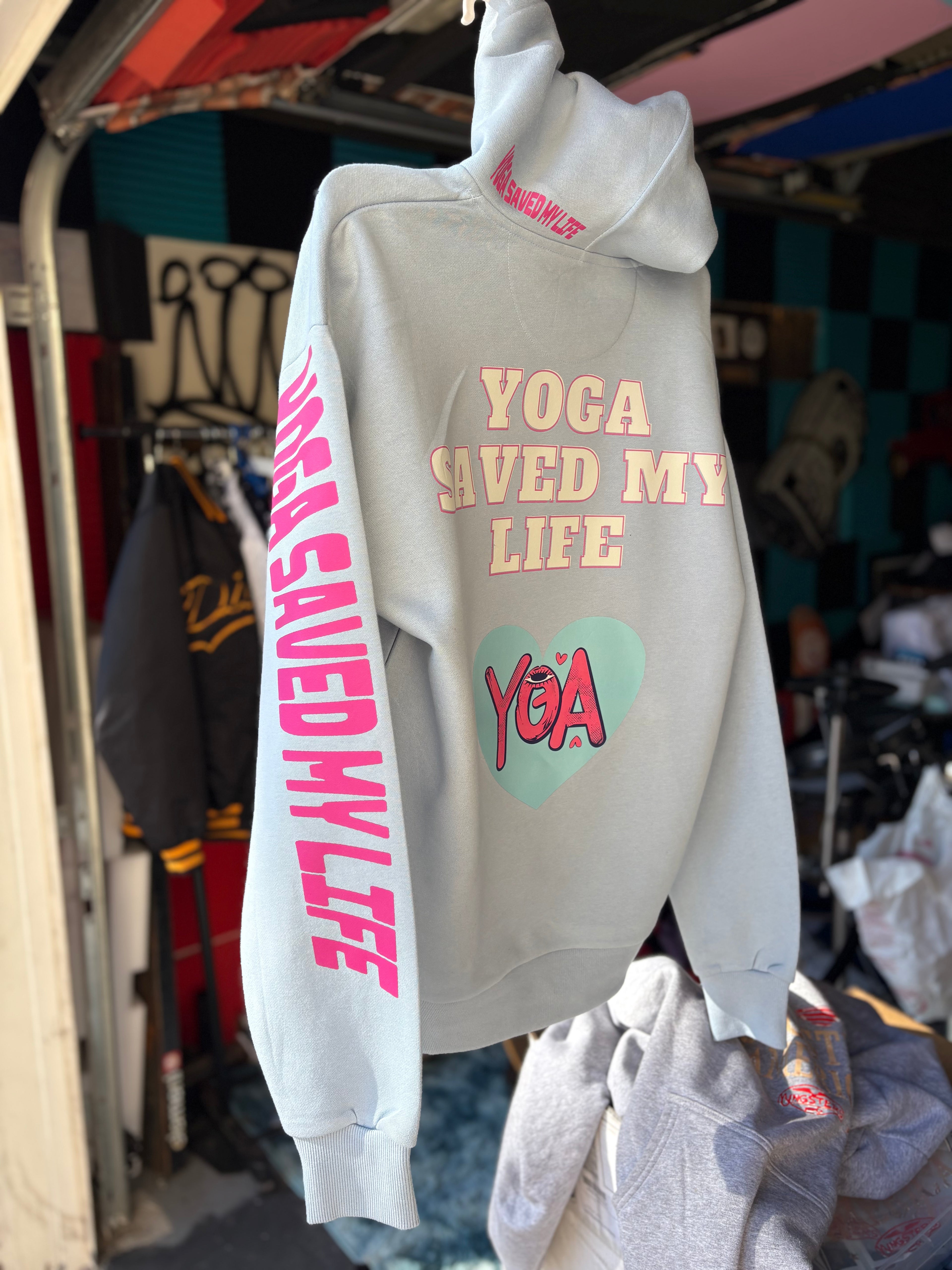 YOGA SAVED MY LIFE HOODY