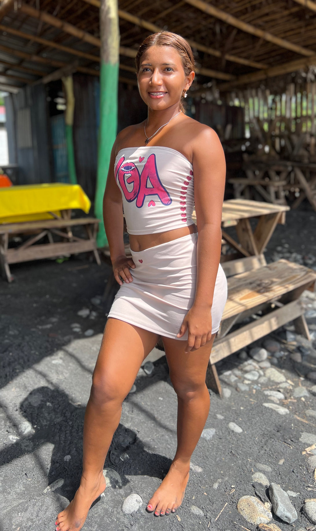 Y O A BEACH CLUB SLIP SET