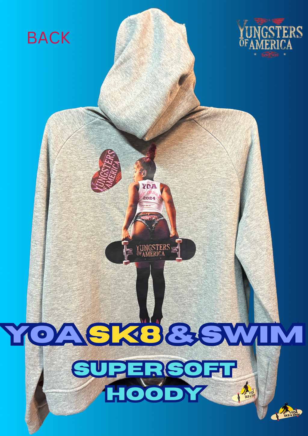 KNARLY LOVE -YOA S & S SUPER SOFT HOODY image 1