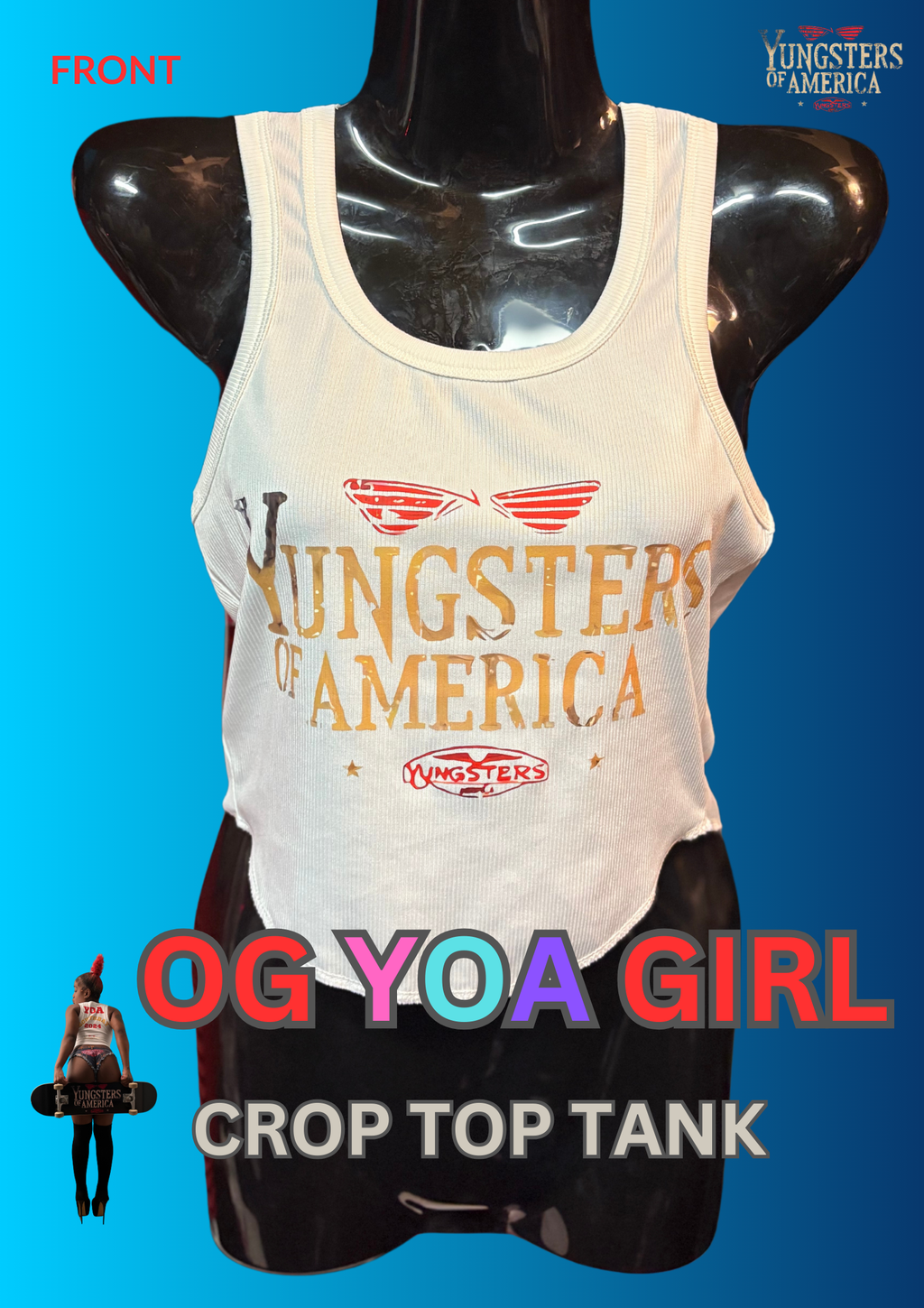OG YOA GIRL- CROP TOP TANK image 2