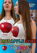 HOT APPLE SLICE CROP TOP - YOANY | Yungsters Of America